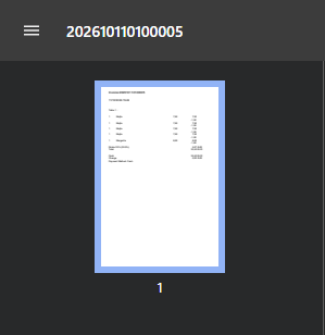 Example of a PDF invoice.